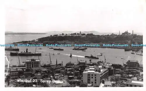 R331325 Istanbul Saray Burnu Agfa Postkarte