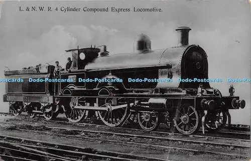 R334924 L und N W R 4 Zylinder Compound Express Lokomotive G Smith