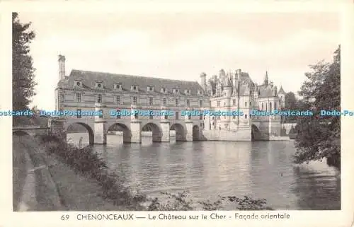 R331330 Chenonceaux Le Chateau sur le Cher Fassade orientale Moutet Aux Musees d