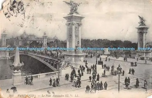 R329883 Paris VIII Le Pont Alexandre III LL 303