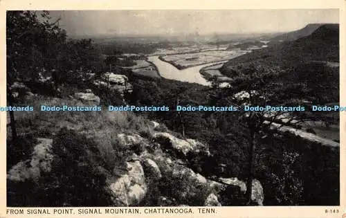 R331338 Chattanooga Tenn Signal Mountain vom Signal Point Chattanooga Magazin
