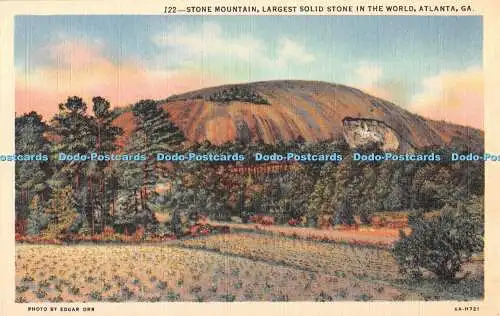 R331340 Atlanta Stone Mountain Größter massiver Stein der Welt Edgar Orr R und