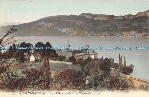 R333120 74 Aix Les Bains Abbaye dHautecombe et la Chambotte LL