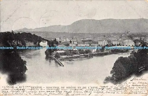 R334970 E H 12 Geneve Jonction du Rhone et de lArve Atar Sc Geneve 1904