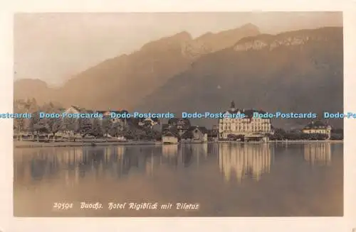 R334996 29594 Buochs Hotel Rigiblick mit Pilatus Wehrliverlag Kilchberg