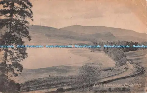 R333181 Loch Vennachar Callander Valentines Serie 1920
