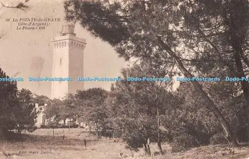 R331410 La Pointe de Grave Cote d Argent Le Phare BR Marc Jaclot Bloc Freres 192