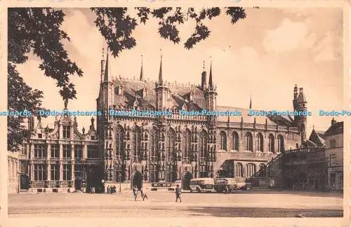 R333237 Brügge Brügge Kanselarij Stadhuis en Basiliek van t H Bloed Christi Nels