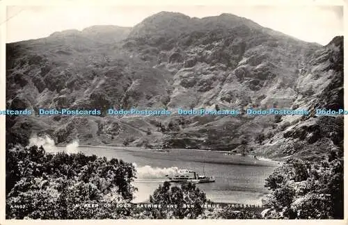 R331503 A 4492 A Peep of Loch Katrine and Ben Venue Trossachs The Best of All Se