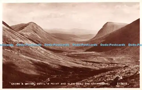 R331519 Cairn a Mhiam Devils Point and Glen Dee The Cairngorms 213489 Valentines