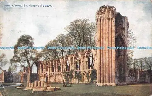 R333374 A 4734 York St Marys Abbey Celesque Serie Photochrom