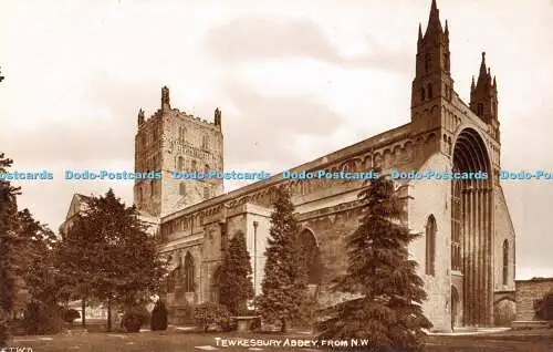 R3389 E T W D Tewkesbury Abbey aus der Serie N W Tewkesbury Register und Gazette