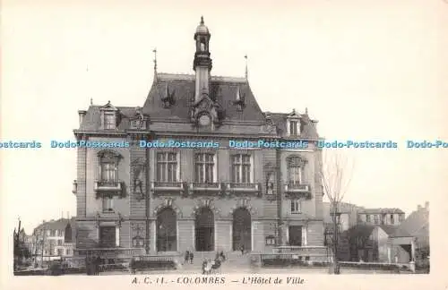R333414 A C 11 Colombes Hotel de Ville Abeille Cartes