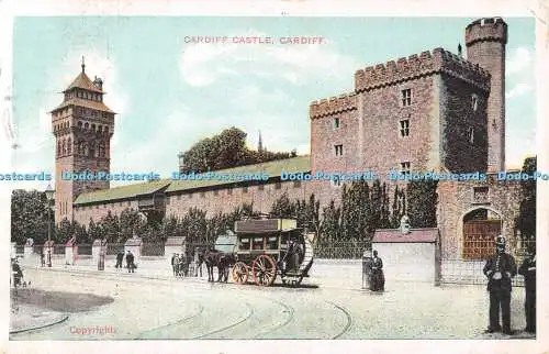 R333417 Cardiff Castle Cardiff D und D 1905