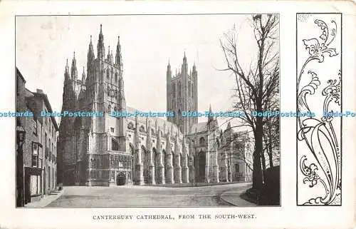 R335268 Kathedrale von Canterbury aus dem Südwesten