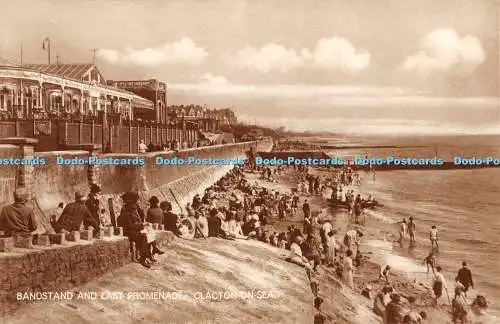 R331726 Bandstand und East Promenade Clacton on Sea RP