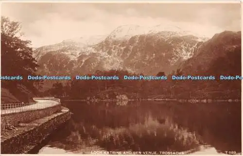 R335384 Loch Katrine and Ben Venue Trossachs T589 Denniss Carbon Bromide Series