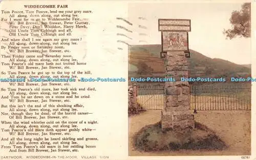 R331895 Widecombe Fair Tom Pearce Tom Pearce leih mir deine graue Stute Dartmoor Wi