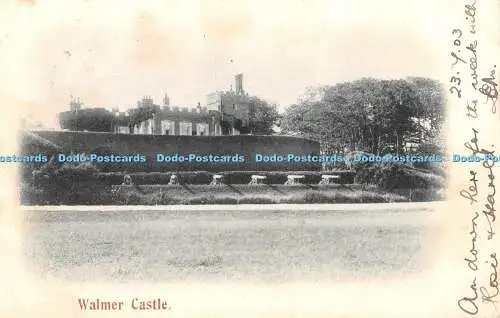 R333715 Schloss Walmer Postkarte 1903
