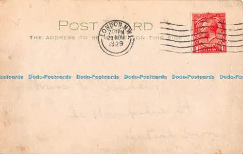 R331951 Postkarte ohne Bild 1929