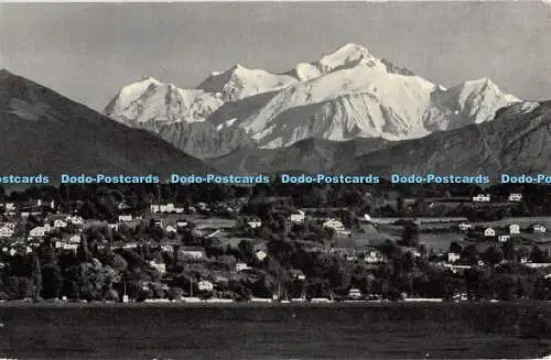 R332064 6055 Geneve Le Mont Blanc vu de Geneve Jaeger 1957