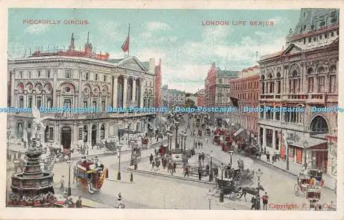 R333873 Piccadilly Circus G D und D London Life Serie