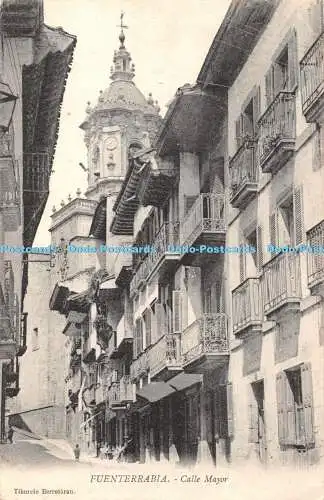 R335749 Fuenterrabia Calle Mayor Tiburcio Berrotaran