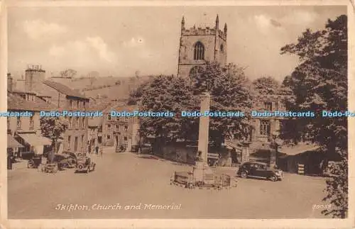 R334018 Skipton Church and Memorial F Frith