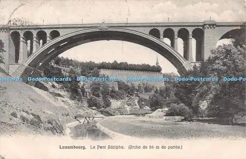 R334070 Luxembourg Le Pont Adolphe Arche de 84 m de portee Ch Bernhoeft No 114 1