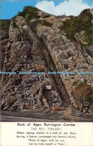 R335885 35017 Rock of Ages Burrington Combe The Rev Toplady Wenn Sie Schutz suchen