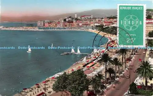 R335932 116 Cannes La Plage et la Promenade de la Croisette RP Arts Photomecaniq