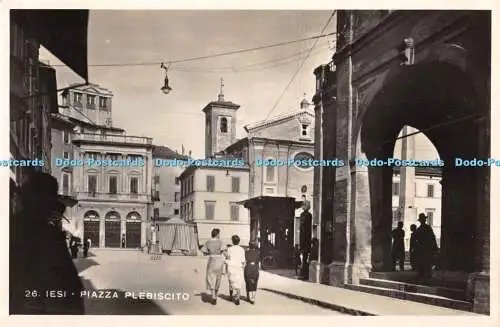 R335980 26 Iesi Piazza Plebiscito Moscatelli Angeli Terni XX 1942