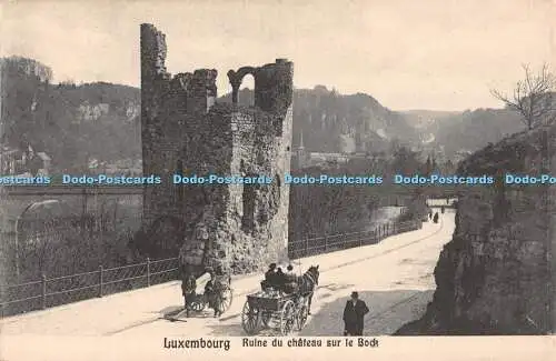 R334203 Luxembourg Ruine du chateau sur le Bock Ch Bernhoeft