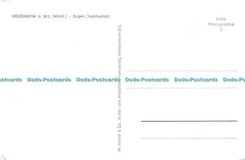 R334307 Heidenheim a Brz Würt Eugen Jaekleplatz M Aurich RP