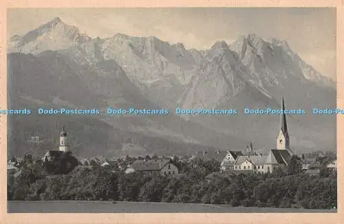 R334352 Garmisch Alpspitze Waxenstein und Zugspitze B Johannes Nr 1333 Max Becke