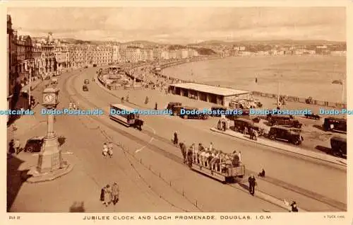 R335370 DLS 37 Jubiläumsuhr und Loch Promenade Douglas I O M Tuck