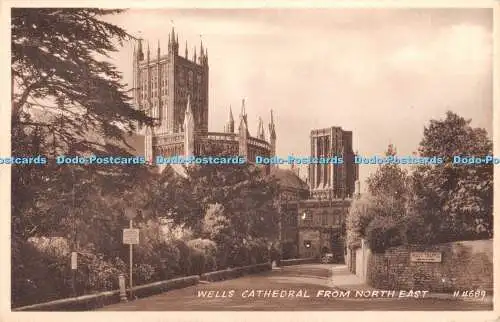 R336053 Wells Cathedral from North East H 4689 Sepiatype Valentines