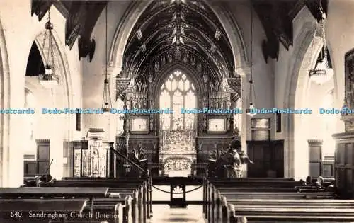 R336060 640 Sandringham Church Interior H Coates Nene Series RP