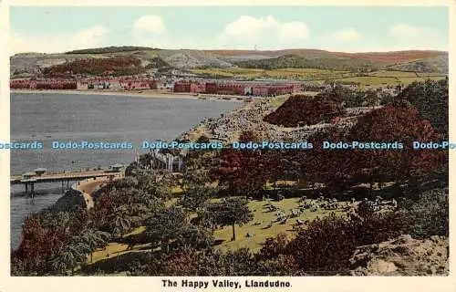 R336067 The Happy Valley Llandudno Dennis 36 Art Colloesque Series 1936