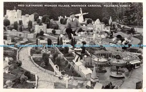 R336226 Fred Slaymakers Wonder Village Wannock Gardens Polegate Sussex N H Portr