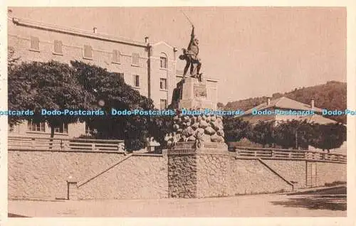 R336286 442 Bastilica Corse Le monument de Sampiero Corso et le groupe scolaire