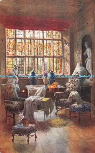 R338387 Knole The Cartoon Gallery Window J Salmon C Essenhigh Corke