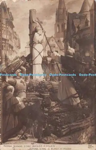 R338432 Pantheon Jeanne D Arc is Burnt at Rouen J E Lenepveu A Noyer 1926