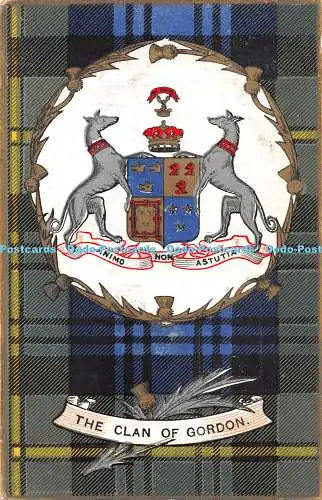 R336542 The Clan of Gordon Animo Non Astutia Stoddart Ja Ja Reg Trade Mark Clan