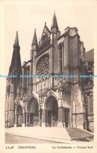 R336581 Chartres La Cathedrale Portail Sud LL 47 C A P C Des Arts Photomecanique