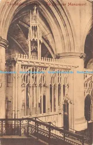 R340256 Tewkesbury Abbey De Spenser Monument G C Gardner Record Office