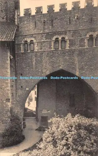 R336838 Gand Chateau des Comtes de Flandre L Arc en Tiers Point de la Galerie Ou