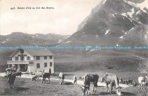 R338869 Saison d ete au Col des Aravis Postkarte