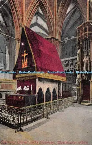 R340393 Westminster Abbey The Confessor Shrine of Edward Valentines Serie 1904