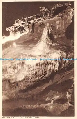 R336979 Cheddar Caves The Niagara Falls A G H Gough